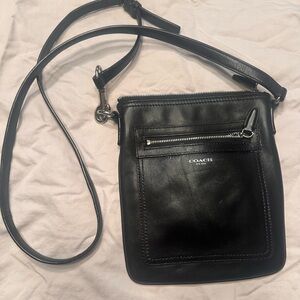 Coach Black Leather Crossbody